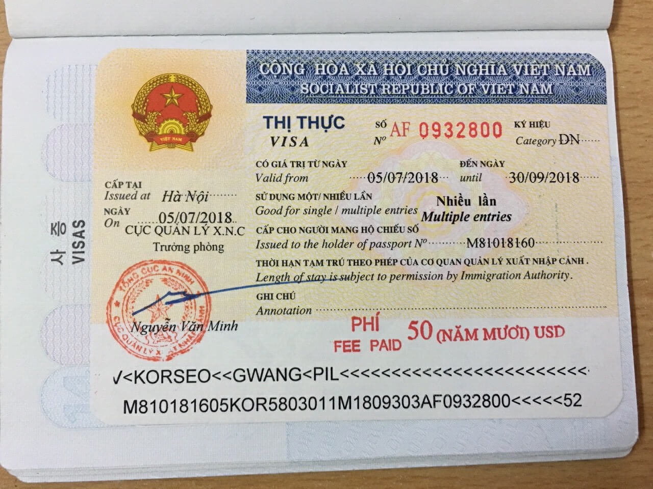 N c n o c mi n th th c nh p c nh vi t nam 2019 